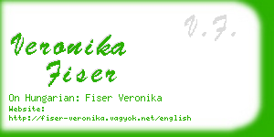 veronika fiser business card